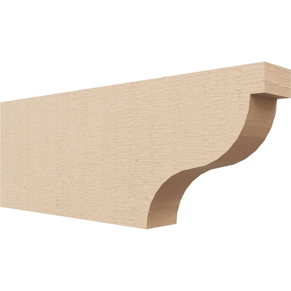 Ekena Millwork 2in. W x 6in. H x 16in. L Garner Woodgrain TimberThane Rafter Tail, Primed Tan RFTUR02X06X16GARRCPR - main